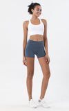 Fully Committed High Waist Yoga Shorts -  - Shorts