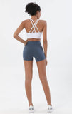 Fully Committed High Waist Yoga Shorts -  - Shorts