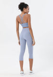HIGH WAISTED NUDE 3/4 LEGGINGS -  - Leggings