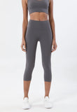 HIGH WAISTED NUDE 3/4 LEGGINGS -  - Leggings