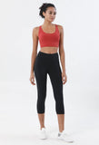 HIGH WAISTED NUDE 3/4 LEGGINGS -  - Leggings