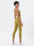 HIGH WAISTED NUDE 3/4 LEGGINGS -  - Leggings
