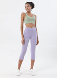HIGH WAISTED NUDE 3/4 LEGGINGS -  - Leggings
