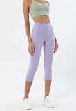 HIGH WAISTED NUDE 3/4 LEGGINGS -  - Leggings