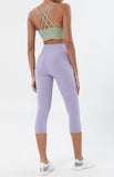 HIGH WAISTED NUDE 3/4 LEGGINGS -  - Leggings