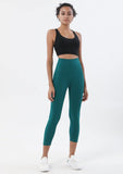 HIGH WAISTED NUDE 3/4 LEGGINGS -  - Leggings