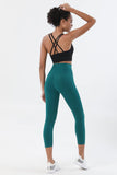 HIGH WAISTED NUDE 3/4 LEGGINGS -  - Leggings