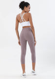 HIGH WAISTED NUDE 3/4 LEGGINGS -  - Leggings