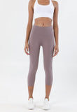 HIGH WAISTED NUDE 3/4 LEGGINGS -  - Leggings