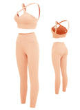 SWEAT YOGA CLOTHES  FIT SET FOR WOMEN -  - Sets