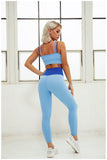 Women's Yoga Outfit Seamless Workout Set -  - Sets