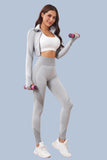 Workout Outfit 3 Piece Seamless Stretch suits