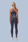 Yogadept High Waist Snake-Pattern Workout set