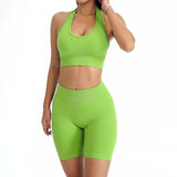 wholesale hip-lifting Shorts running sets