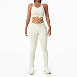 wholesale drawstring-lapel shock-proof long sets