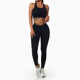 wholesale drawstring-lapel shock-proof long sets