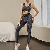 wholesale hip lift elastic sports long sets