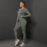 Wholesale seamless tight hip activewear sets