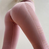 Spirited Hollow Side Yoga Leggings -  - Leggings