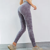 Modern Camo High Waist Yoga Leggings -  - Leggings