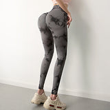 Tie Dye Scrunch Legging For Butt Liffting -  - Leggings