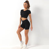 Ribbed High Waist Workout Set