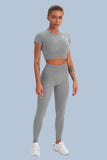 Acid Wash Seamless 2 Piece Yoga Sets