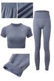 Acid Wash Seamless 2 Piece Yoga Sets