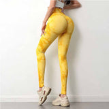 Tie Dye Scrunch Legging For Butt Liffting -  - Leggings