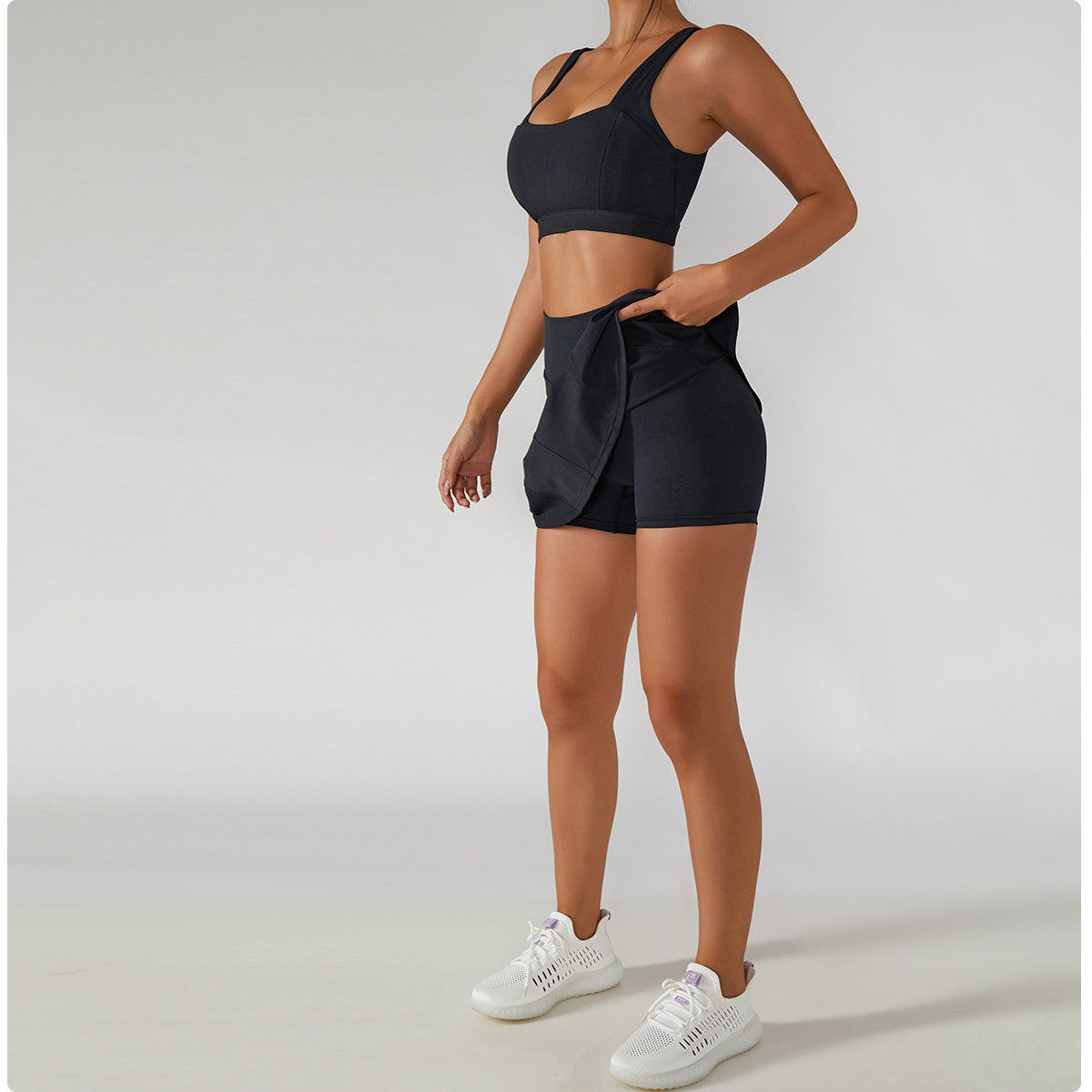 Wholesale Women's Pleated Tennis Shorts Skirt