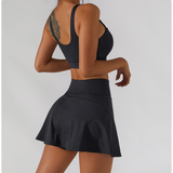 Wholesale Women's Pleated Tennis Shorts Skirt