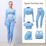 Seamless Yoga Workout Set 5pcs