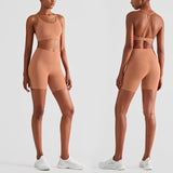 Seamless Solid Color Yoga Set