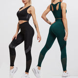 Seamless Push Up Yoga Set 2 Piece