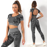 Seamless Camo workout Sets