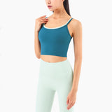 Women Double color strap Sports Bra -  - Bras