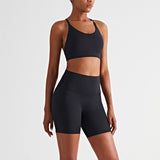 Seamless Solid Color Yoga Set
