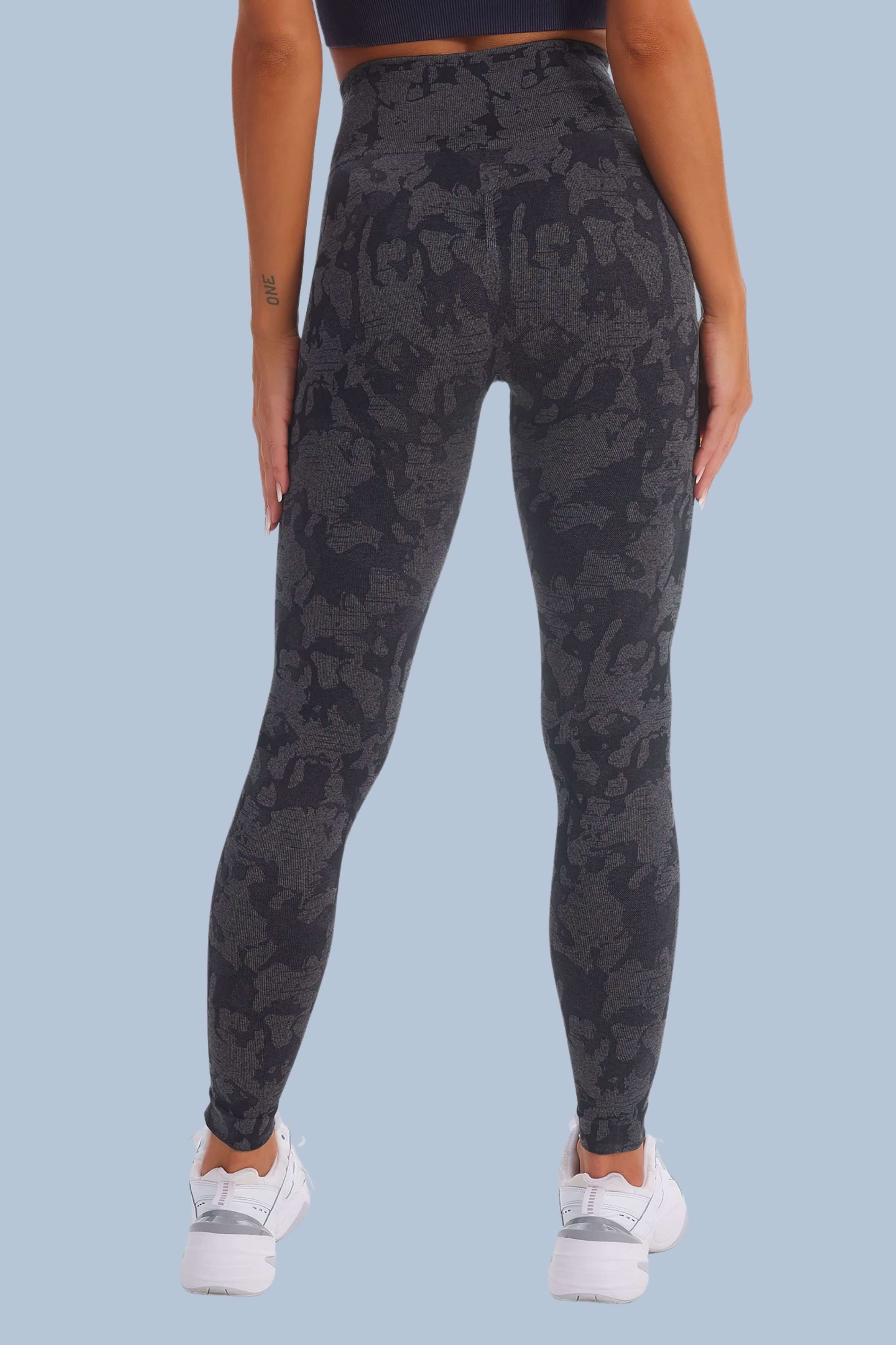 Wolters Camo Leggings - Black – Gymlegion