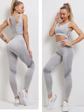 Seamless Push Up Yoga Set 2 Piece