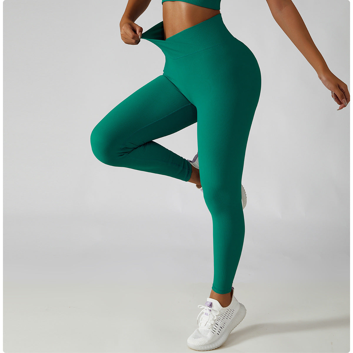 Wholesale Solid Fitness Workout Leggings