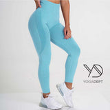 Solid Influence High Waist Yoga Leggings -  - Leggings