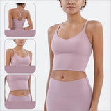 Ready And Steady V-neck Yoga Crop Top -  - CROP TANKS