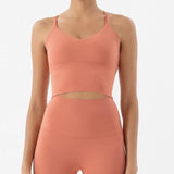 Ready And Steady V-neck Yoga Crop Top -  - CROP TANKS